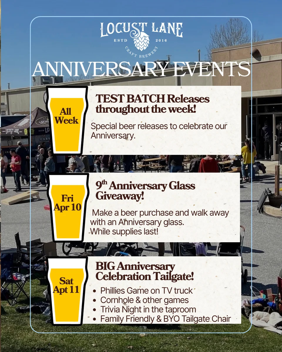 9th Anniversary Tailgate Celebration
